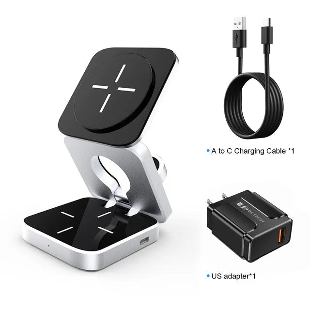 3 in 1 Wireless Charging Station - Electronics Niche