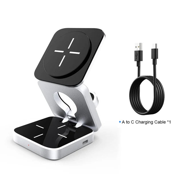 3 in 1 Wireless Charging Station - Electronics Niche