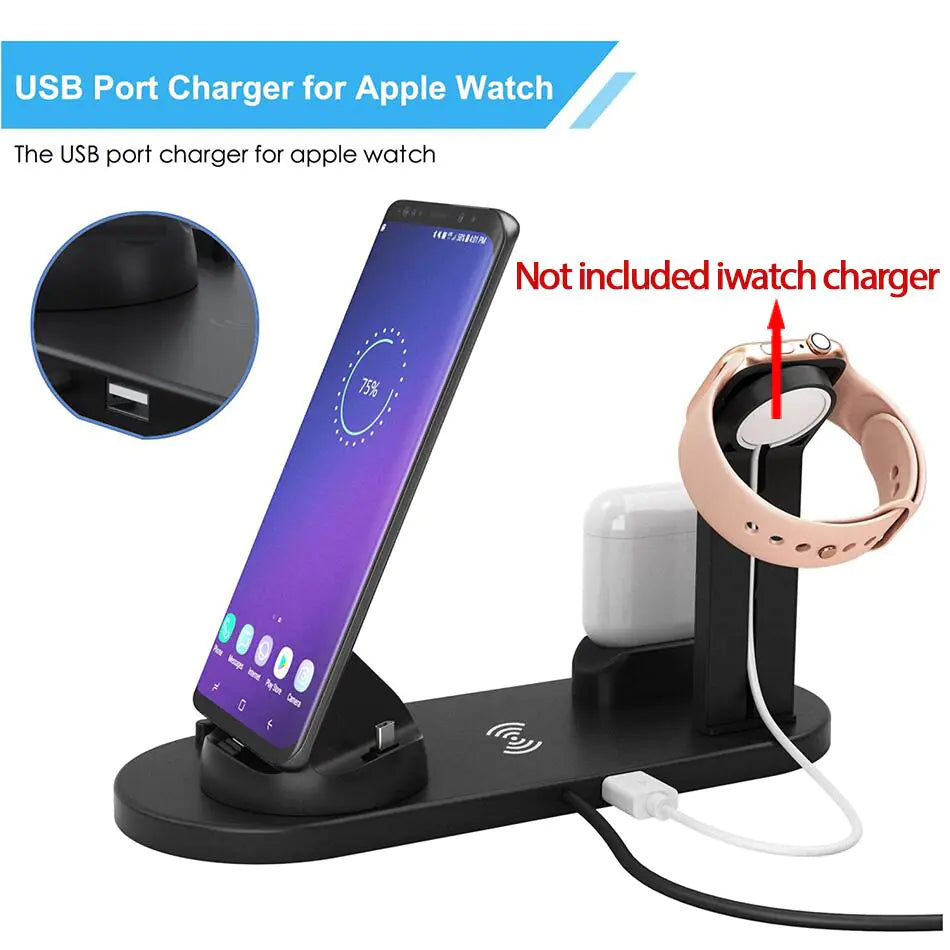 100W Wireless Charger Stand Pad - Electronics Niche