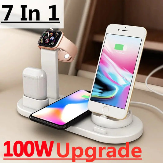 100W Wireless Charger Stand Pad - Electronics Niche