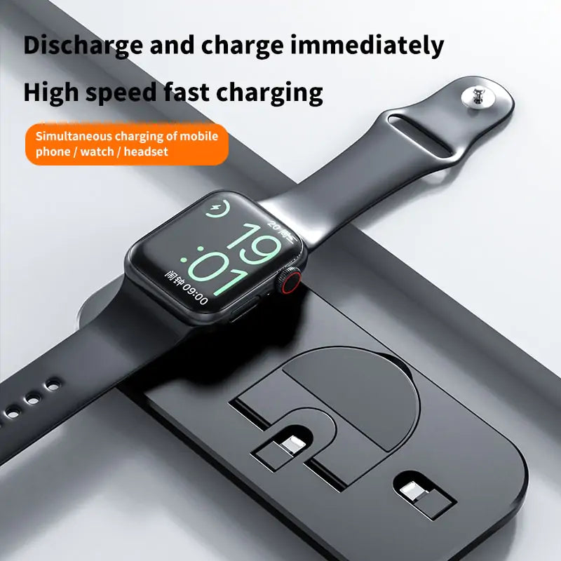 3 in 1 Wireless Charging Base - Electronics Niche
