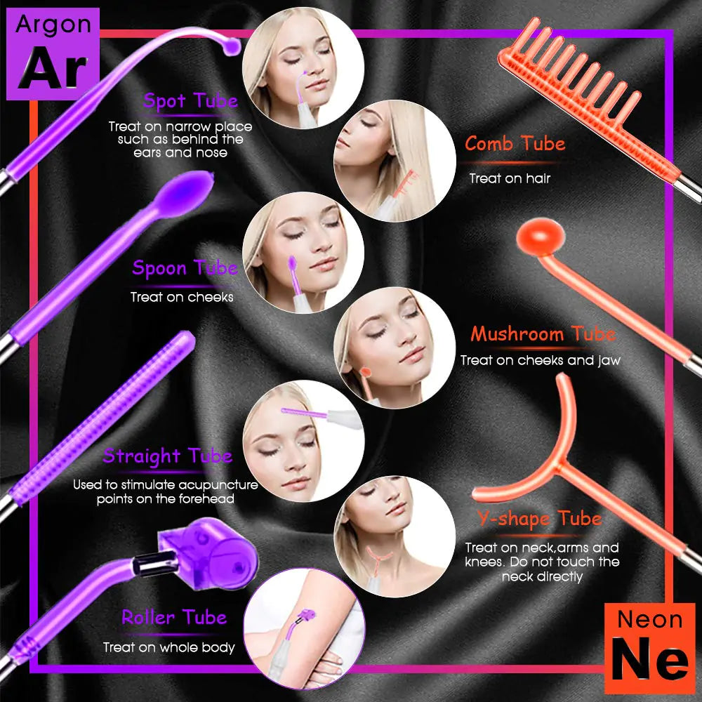 7-in-1 High Frequency Acne Wand - Electronics Niche