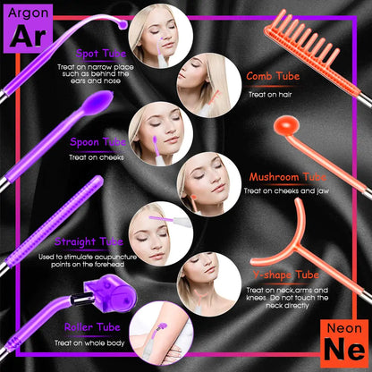 7-in-1 High Frequency Acne Wand - Electronics Niche