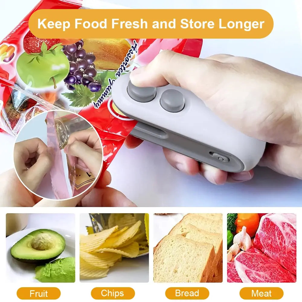 2 in 1 Heat Sealer With Cutter - Electronics Niche